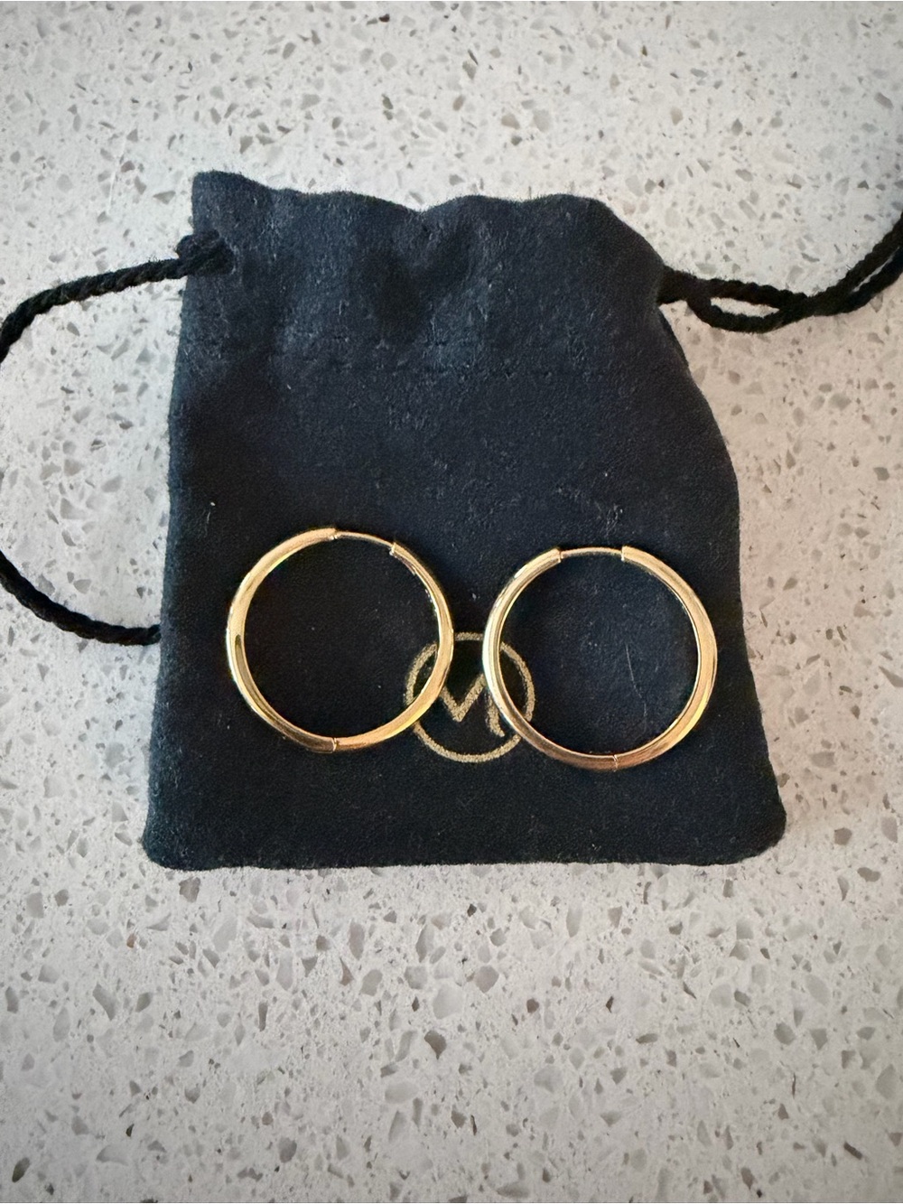 Mejuri Tube Large Hoop Earrings